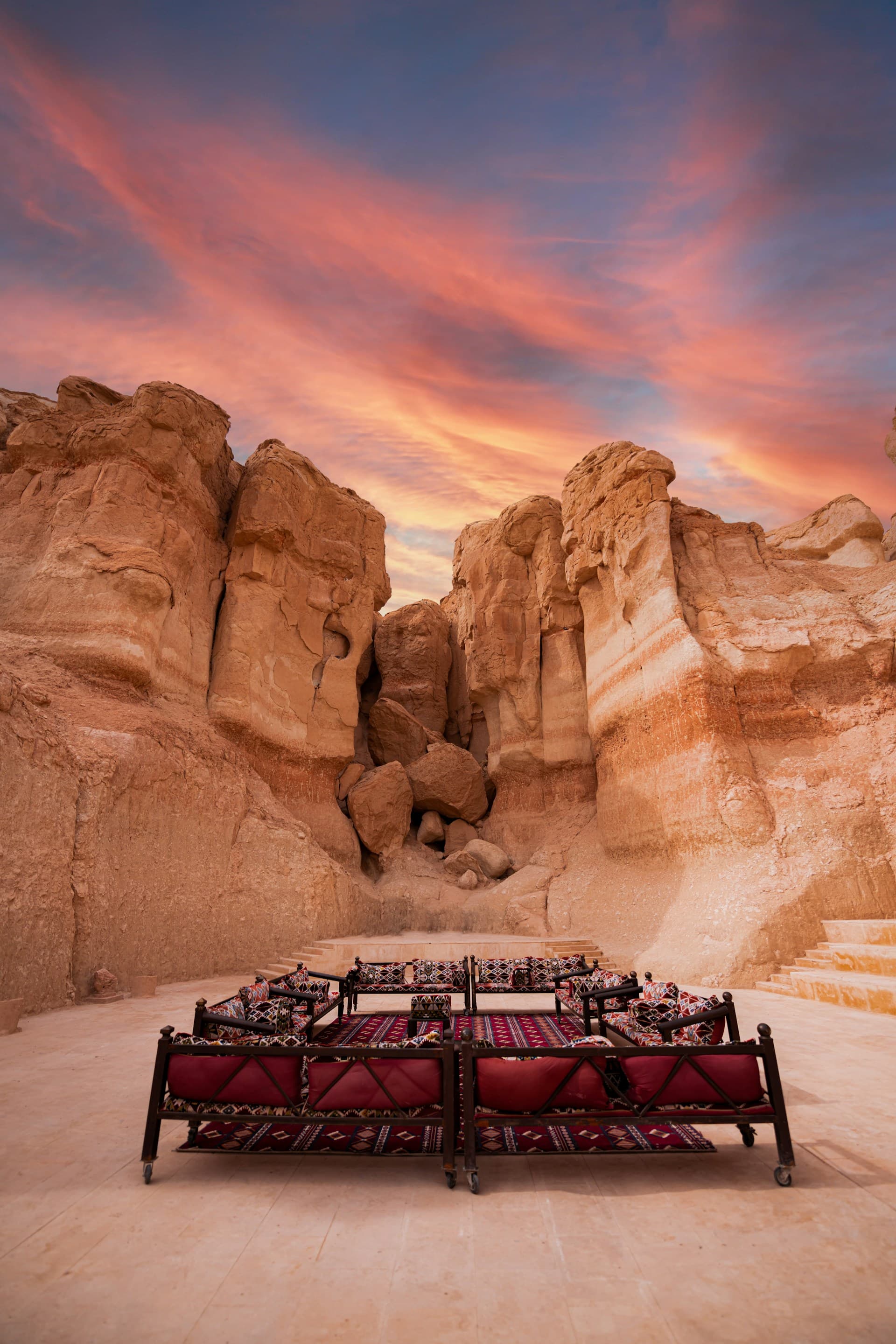 Image of Al Qarah Mountain in Al Ahsa, Saudi Arabia